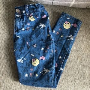 The Children’s Place Graffiti Doodle Blue Jeans